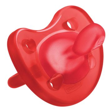 Chicco gommotto rosso in silicone 6-16 mesi