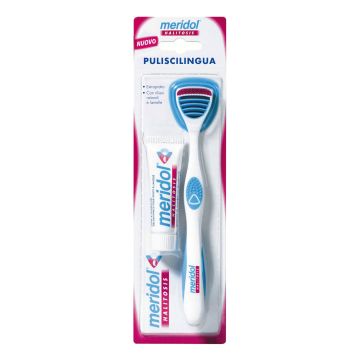 Meridol halitosis pulisci lingua