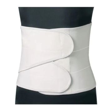 Pancera post-operatoria doppia regolazione bianca in tessuto bi elastico in cotone 85-95 cm l Pancera post-operatoria doppia regolazione bianca in tessuto bi elastico in cotone 85-95 cm l