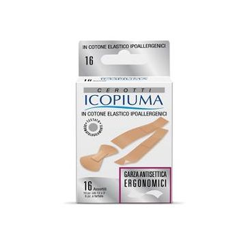 Icopiuma Cerotti Per Dita In Cotone Elastico 2 Formati 16 Pezzi