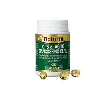 I naturoli olio di aglio biancospino olivo 70 perle