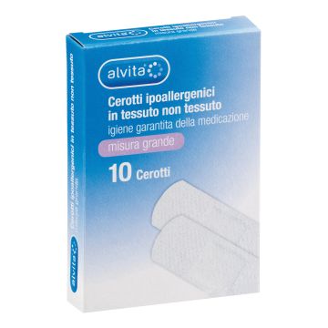 Alvita Cerotti Ipoallergenici 10 pezzi misura media