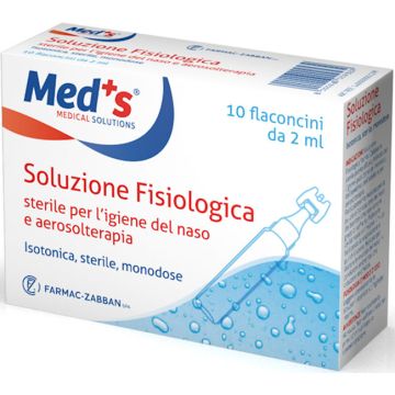 Meds soluzione fisiologica 10 flaconi 2ml