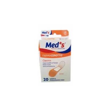 Cerotto Meds Poliuretano Ipoallergenico Classico Medio 20 Pezzi