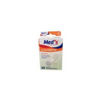 Cerotto Meds Strip Delicato Tessuto Non Tessuto Medio 20 Pezzi