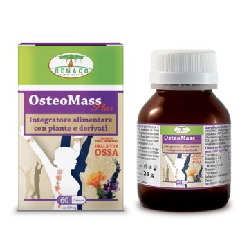 Osteomass plus 60 capsule flacone 24 g