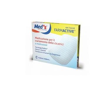 Cerotto farmactive cicatrici 7,5x10cm 4 pezzi