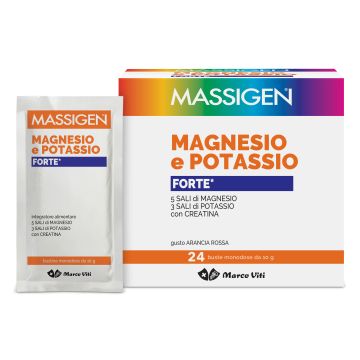Massigen magnesio/potassio forte 24 buste 10 g