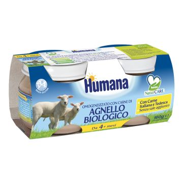 Humana omog agnello bio 2x80g