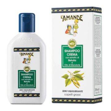 L'amande marseille shampoo crema betulla/grassi sebo equilibrante 200 ml