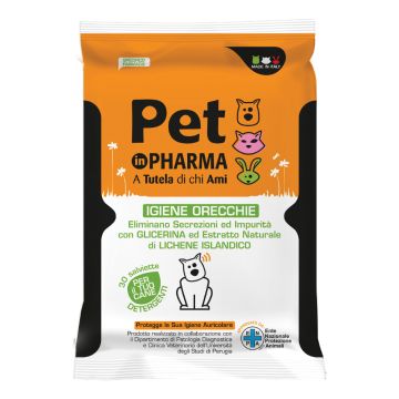 Pet In Pharma Salviettine Orecchie Cane 30 Pezzi