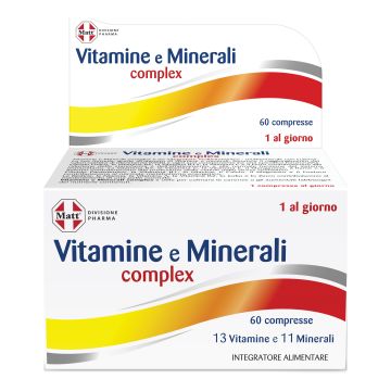 Matt divisione pharma vitamine e minerali complex 60 compresse