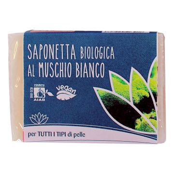 Saponetta muschio bianco bio