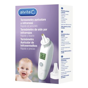 Alvita termometro auricolare a infrarossi