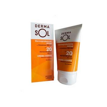 Dermasol crema corpo protezione media spf 20 100ml