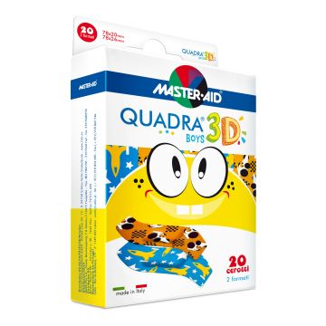 Quadra 3d boys 20 cer.assort.