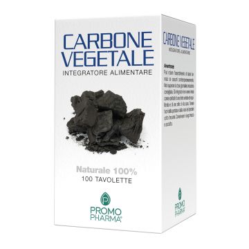 Carbone Vegetale Integratore 100 Tavolette