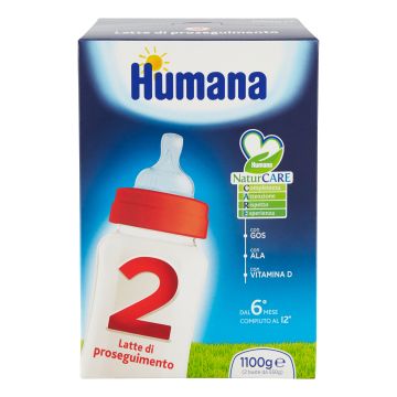Humana 2 latte in polvere 1100g