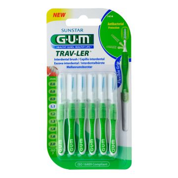 Gum trav-ler 1,1 scovolino promo 4 + 2 pezzi