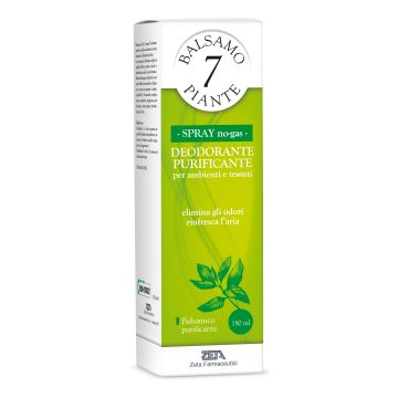 Balsamo delle 7 piante balsamico deodorante purificante per ambienti e tessuti pompa spray + astuccio 180 ml