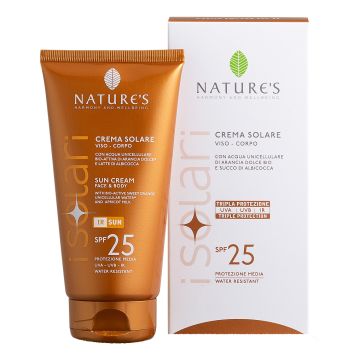 Nature's i solari crema solare viso e corpo spf 25 ir sun 150 ml