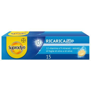Supradyn Ricarica 50+ Integratore Vitamine e Minerali 15 Compresse