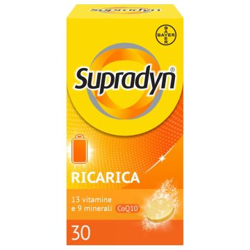 Supradyn Ricarica Integratore Multivitaminico e Minerali 30 Compresse Effervescenti