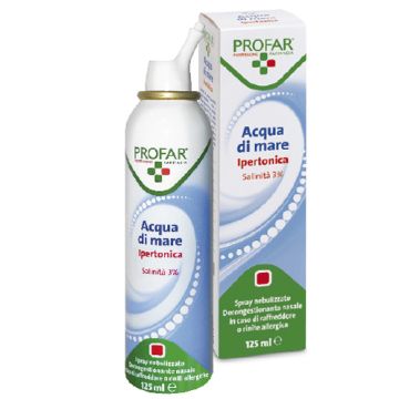 Acqua di mare spray ipertonica 3% profar 125 ml