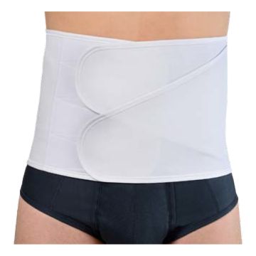 Orione 3501 fascia regolabile doppia apertura in cotone poliestensivo steccata h 24cm xxxl