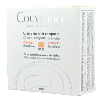 Eau thermale avene couvrance crema compatta colorata nf comfort porcellana 9,5 g