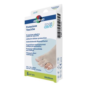 Master-aid foot care vesciche protezione per dita 60x20 mm 5 pezzi