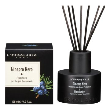 Ginepro nero fragranza legni profumati con bastoncini 125 pezzi
