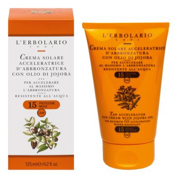 Crema accelleratrice olio jojoba spf15 125 ml