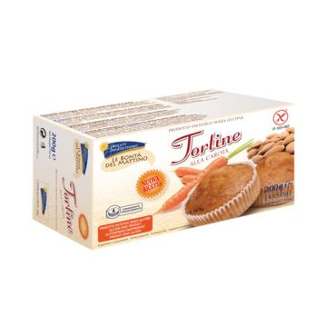 Piaceri mediterranei tortine carota 4 x 50 g
