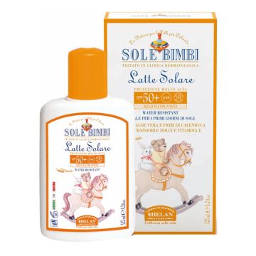 Sole bimbi latte solare spf50+ 125 ml