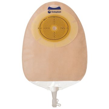 Sacca trasparente sistema monopezzo per urostomia con multichamber sensura ritagliabile 15/33 mm maxi 400 ml 10 pezzi