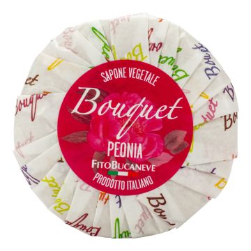 Bouquet sapone vegetale peonia 100 g