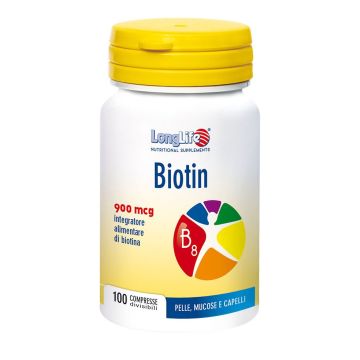 Longlife biotin 900 mcg 100 compresse