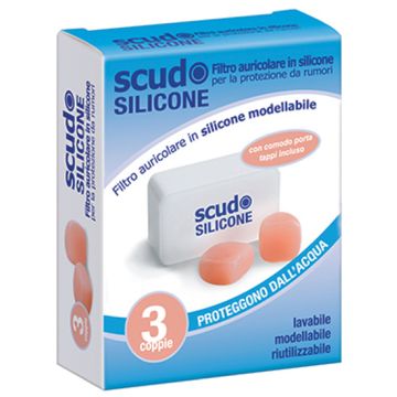 Earplug Scudo Sil 3coppie 6pezzi
