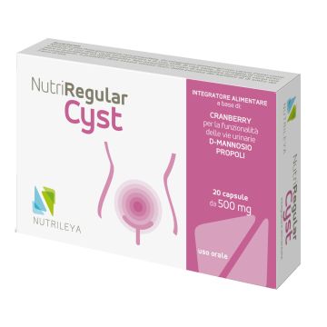 Nutriregular cyst 20 capsule 500 mg
