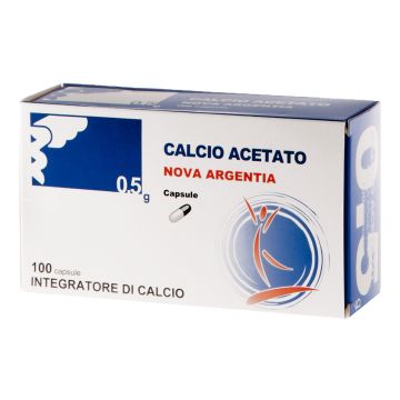 Calcio Acet.100capsule 500mg N.a.