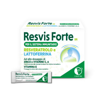 Resvis Forte XR Alfasigma Integratore Antiossidante E Difese Immunitarie 12 Bustine