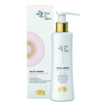 Helan fior di talco talco liquido idratante delicato corpo 200 ml