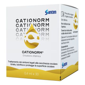 Cationorm gocce 0,4ml 30 flaconcini monodose