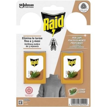 RAID - Tarme Gel - 2 Antitarme Al Cedro