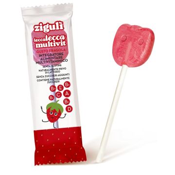 Ziguli multivit lecca lecca fragola 8,2 g Ziguli multivit lecca lecca fragola 8,2 g