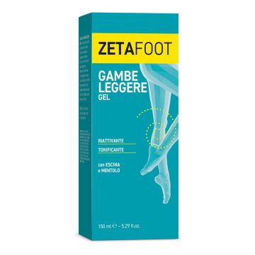 Zetafoot gel gambe leggere 150 ml