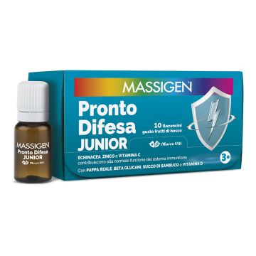 Massigen pronto difesa junior 10 flaconcini da 10 ml