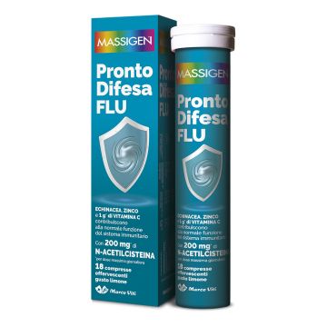 Massigen pronto difesa flu 18 compresse effervescenti