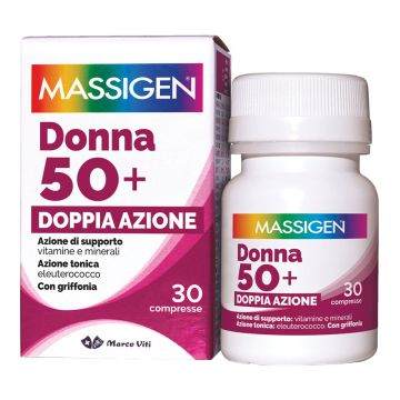 Massigen multivitaminico donna 50+ 30 compresse